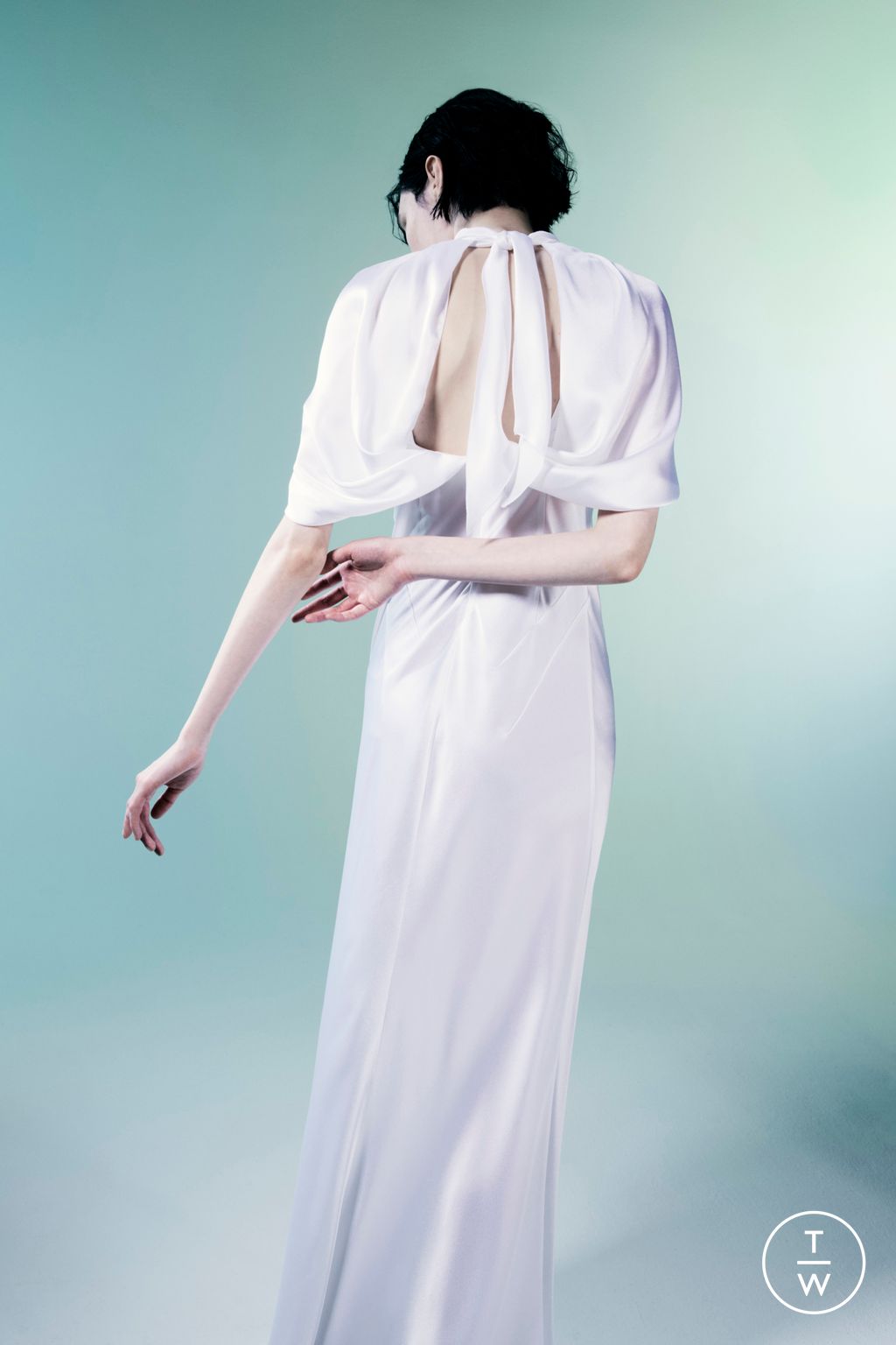 Fashion Week Milan Resort 2025 look 32 from the Alberta Ferretti collection womenswear
