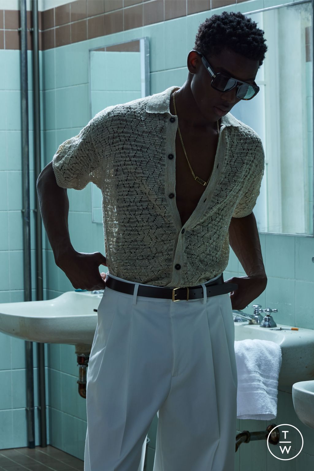 Fashion Week Milan Resort 2026 look 32 from the Dsquared2 collection menswear