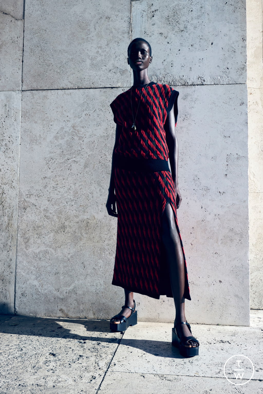 Fashion Week Milan Pre-Fall 2021 look 19 from the Ferragamo collection 女装
