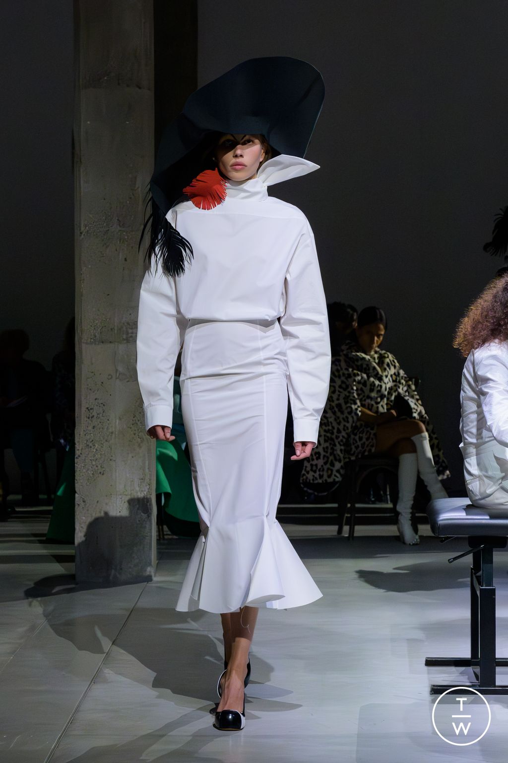 Fashion Week Milan Spring/Summer 2025 look 32 from the Marni collection 女装