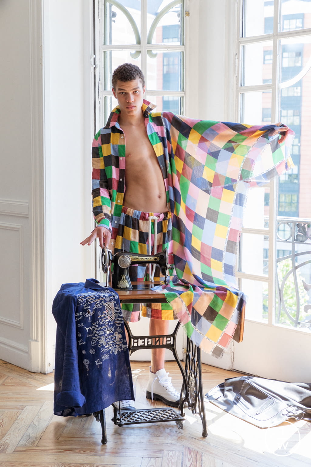 Fashion Week Paris Spring/Summer 2019 look 31 from the Loewe collection menswear