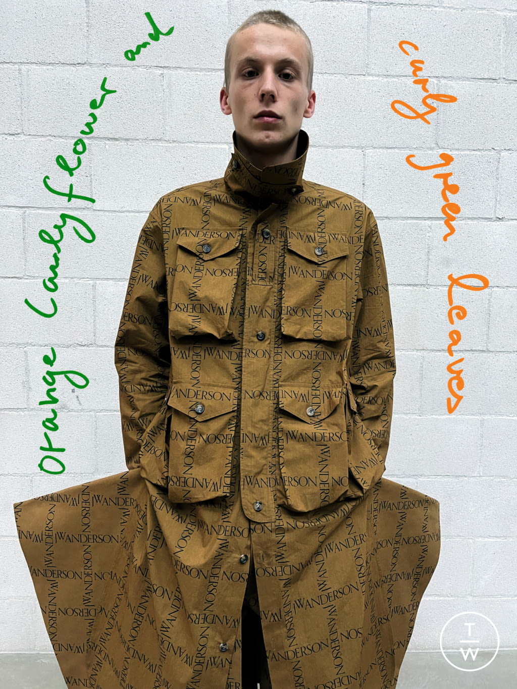 Fashion Week Paris Fall/Winter 2021 look 32 from the JW Anderson collection 男装