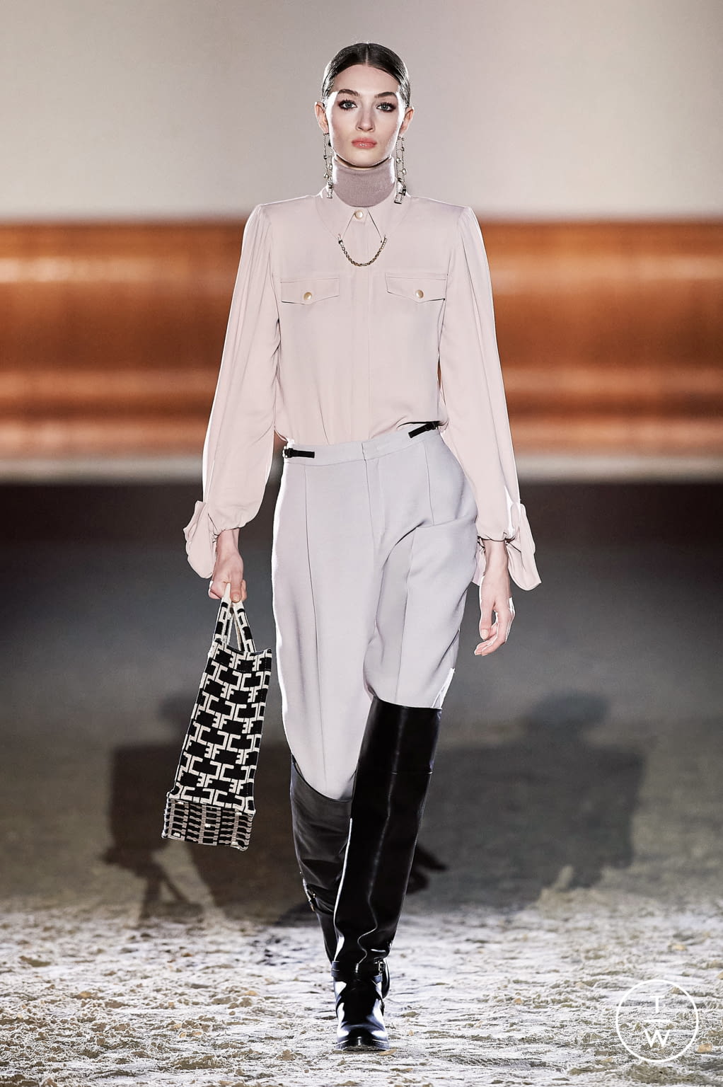 Fashion Week Milan Fall/Winter 2021 look 32 from the Elisabetta Franchi collection womenswear