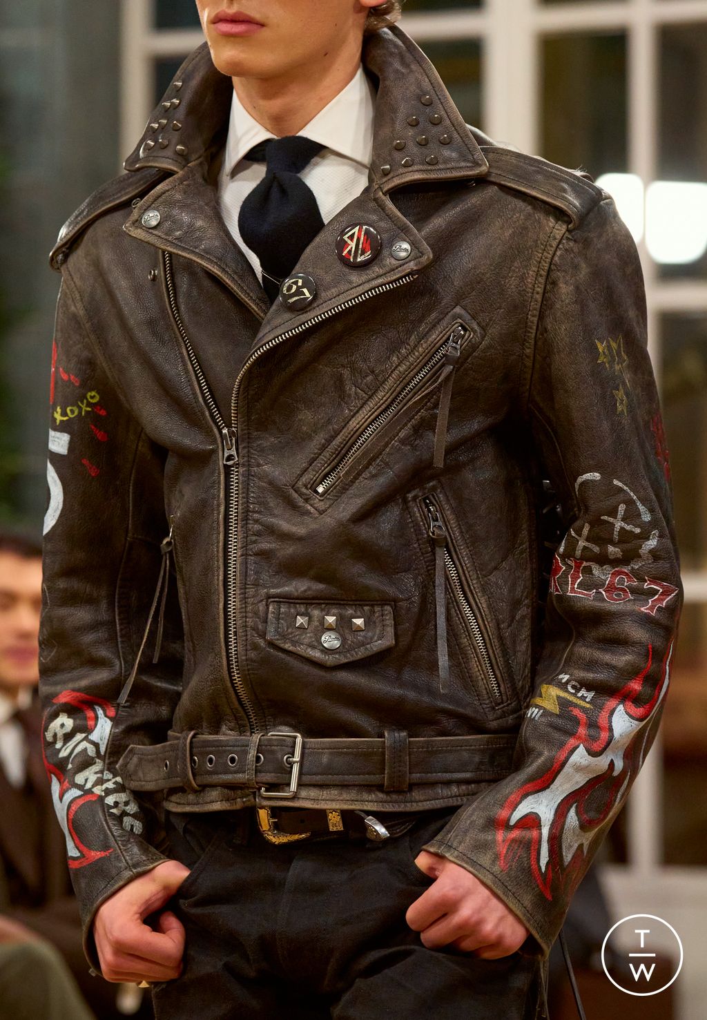 Fashion Week Milan Fall/Winter 2026 look 33 from the Polo Ralph Lauren collection menswear accessories