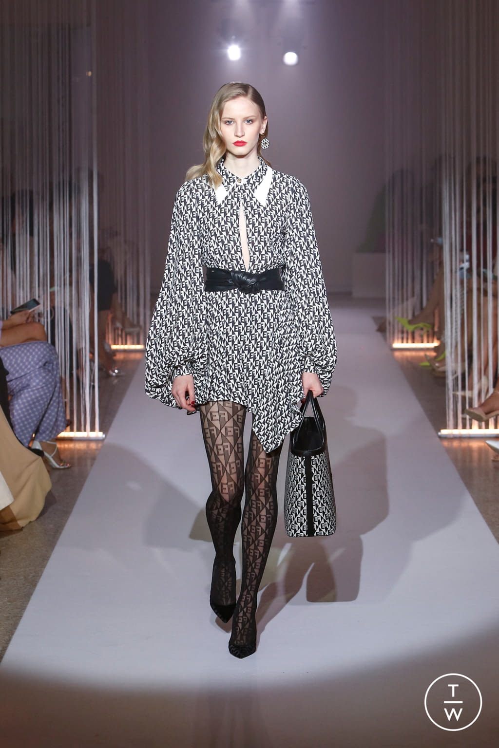 Fashion Week Milan Fall/Winter 2022 look 32 from the Elisabetta Franchi collection womenswear