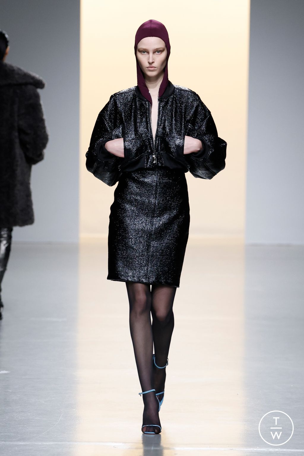 Fashion Week Paris Fall/Winter 2024 look 32 de la collection Atlein womenswear