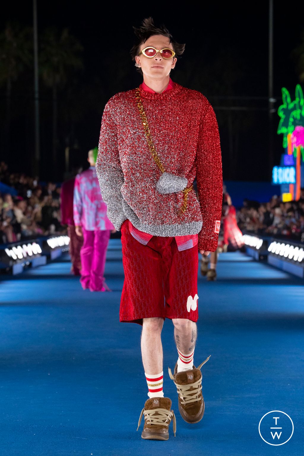 Fashion Week Paris Resort 2023 look 32 from the Dior Men collection 男装