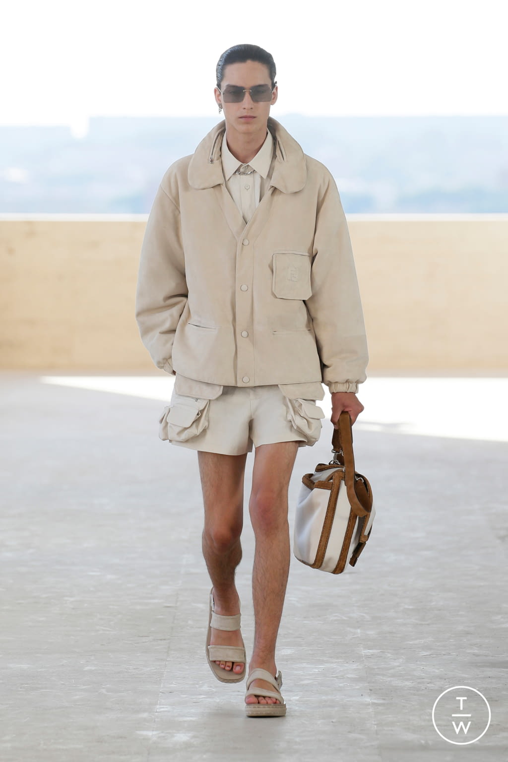 Fashion Week Milan Spring/Summer 2022 look 32 from the Fendi collection menswear
