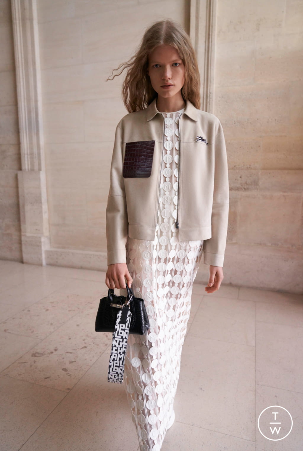 Fashion Week New York Spring/Summer 2021 look 32 from the Longchamp collection womenswear