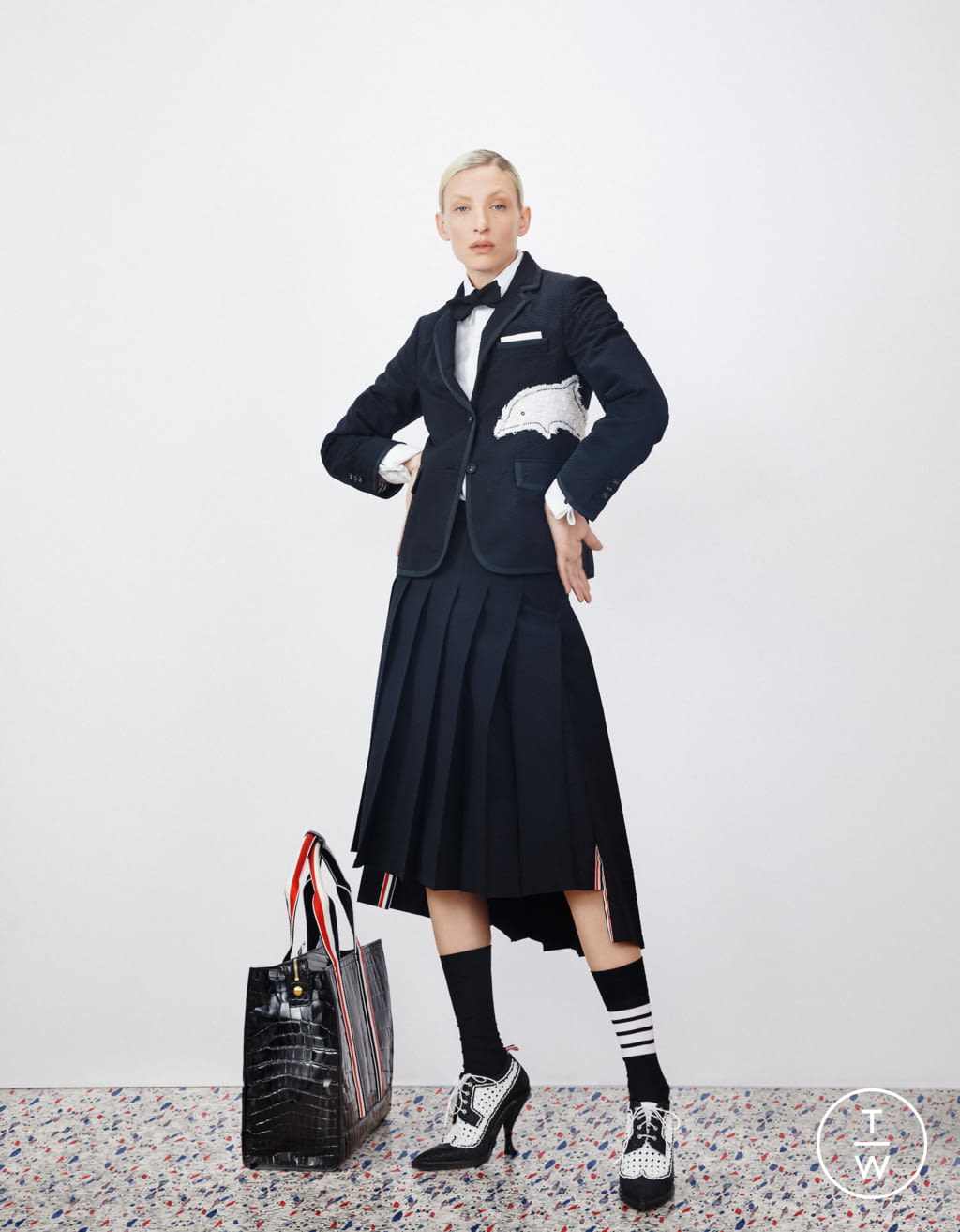 Fashion Week Paris Resort 2020 look 32 from the Thom Browne collection 女装