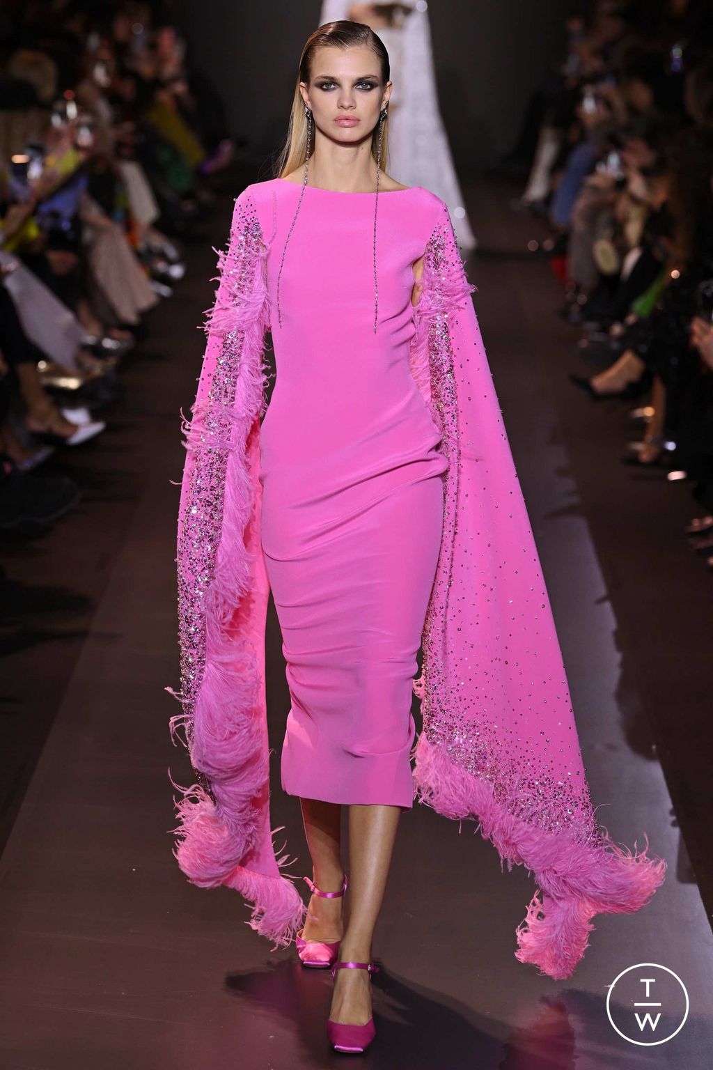 Fashion Week Paris Spring/Summer 2023 look 62 from the Georges Hobeika collection couture