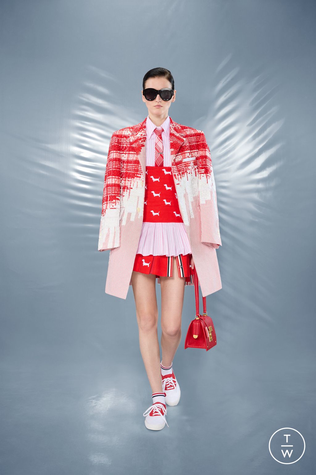 Fashion Week New York Resort 2025 look 33 de la collection Thom Browne womenswear
