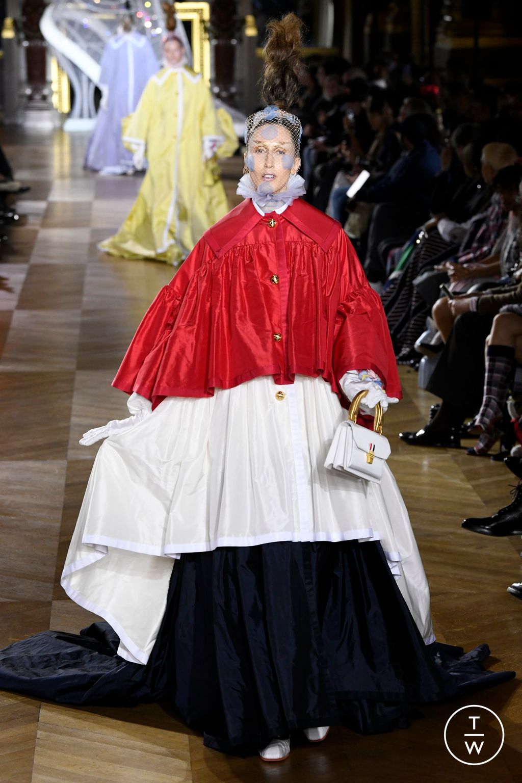 Fashion Week Paris Spring/Summer 2023 look 3 from the Thom Browne collection womenswear
