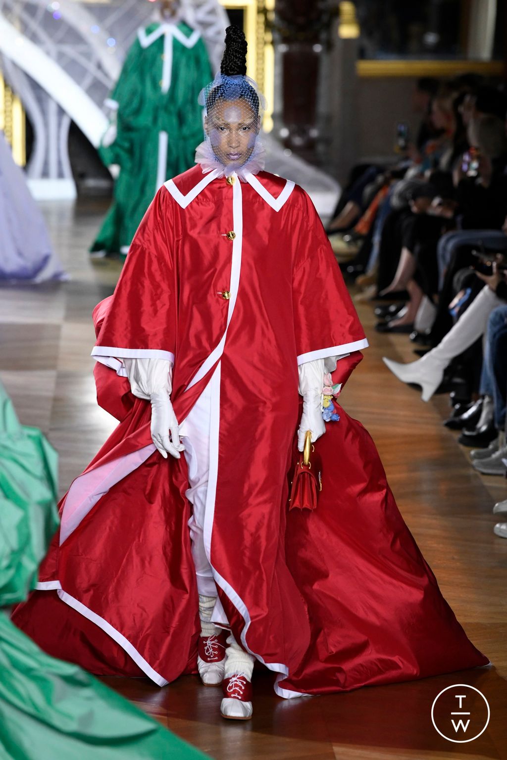 Fashion Week Paris Spring/Summer 2023 look 16 from the Thom Browne collection womenswear