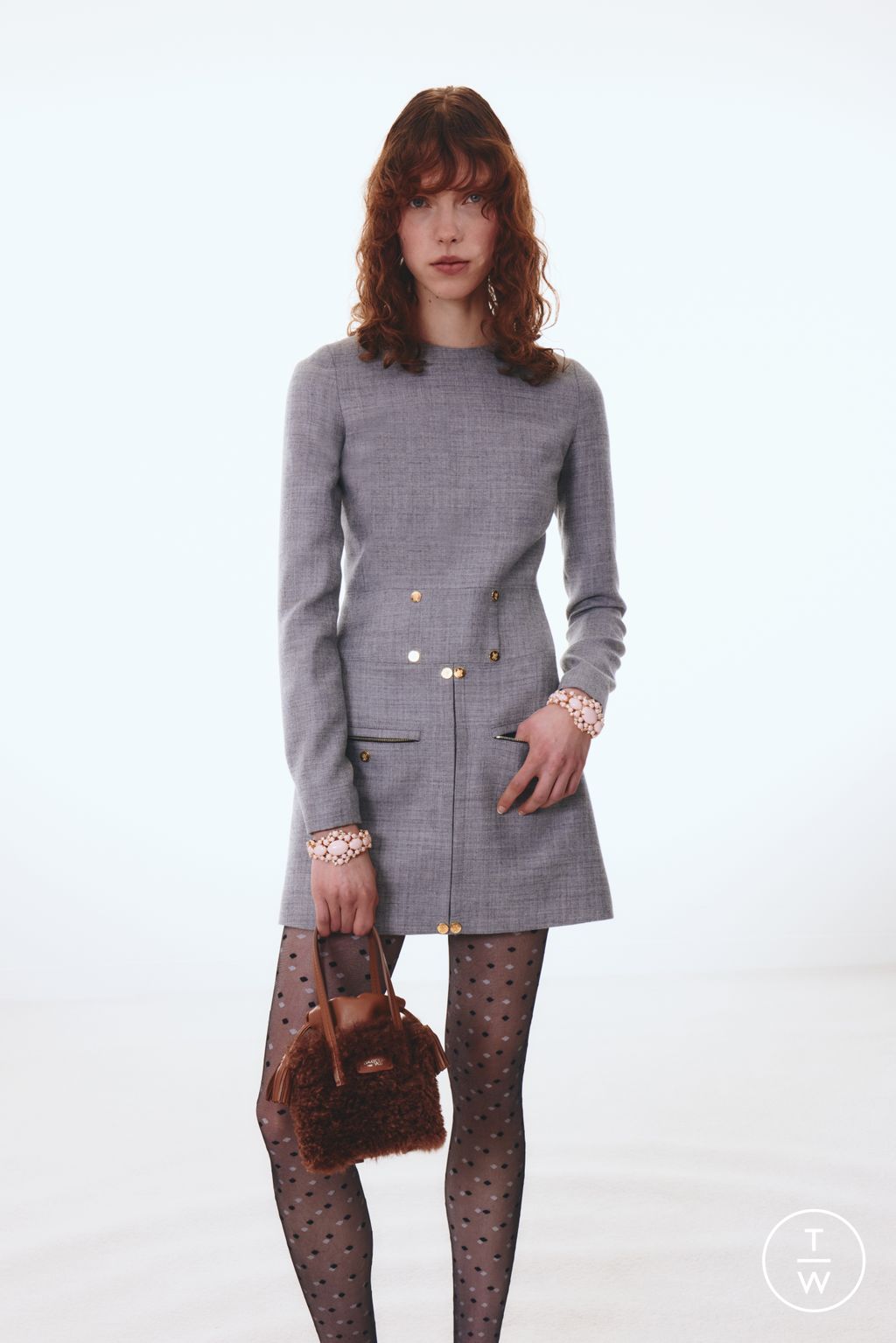 Fashion Week Paris Pre-Fall 2025 look 32 from the Giambattista Valli collection womenswear