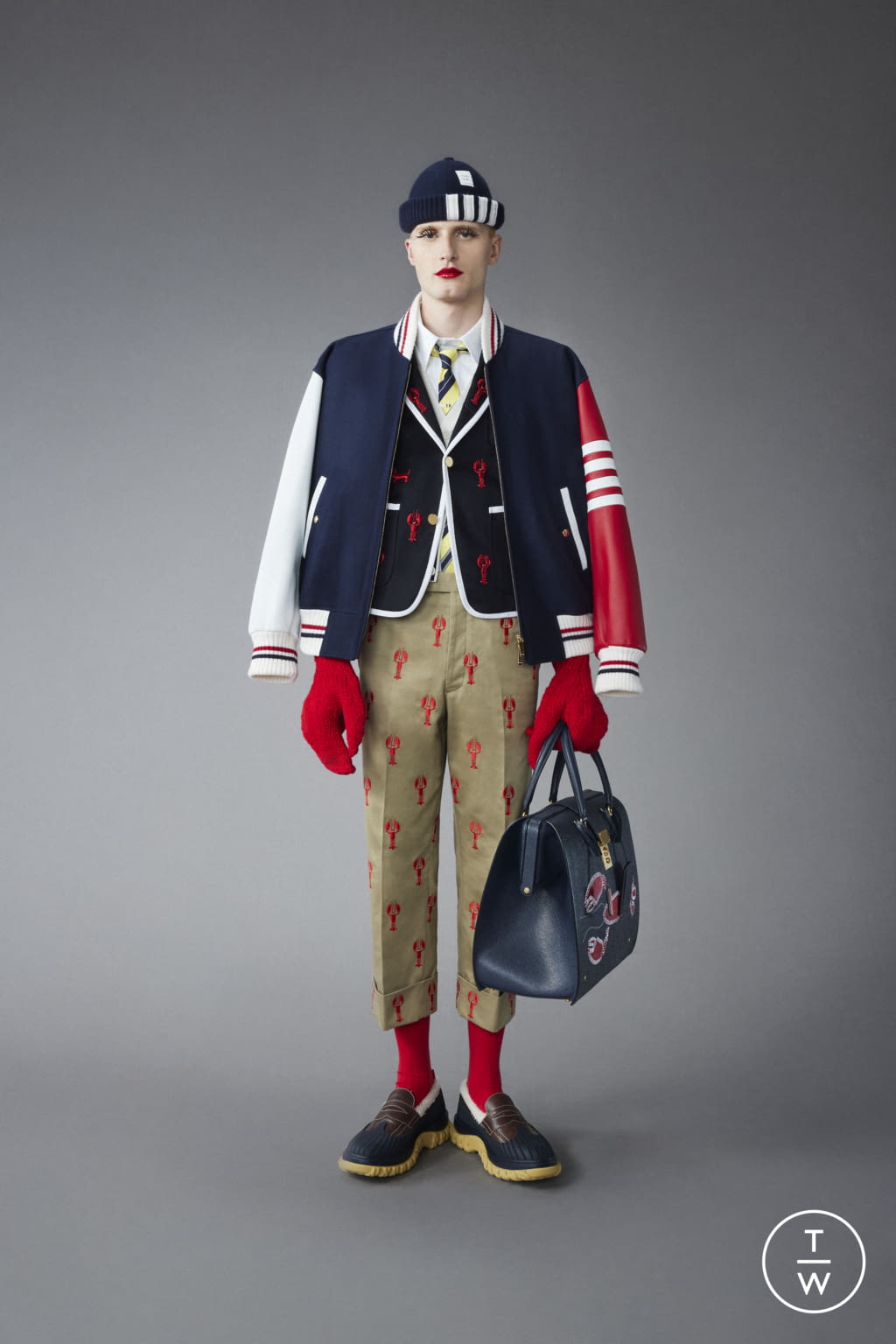 Fashion Week Paris Pre-Fall 2022 look 36 from the Thom Browne collection menswear