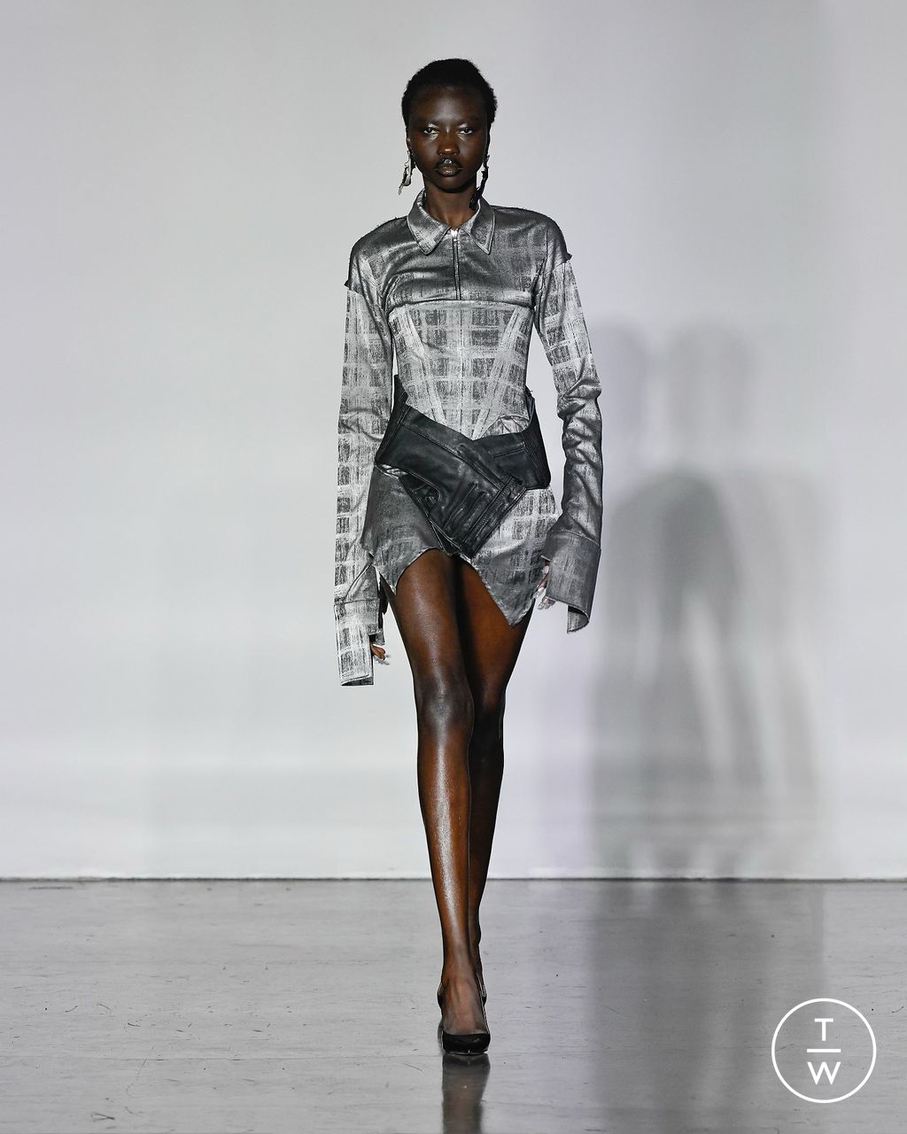 Fashion Week New York Spring/Summer 2024 look 34 from the Sami Miró Vintage collection womenswear