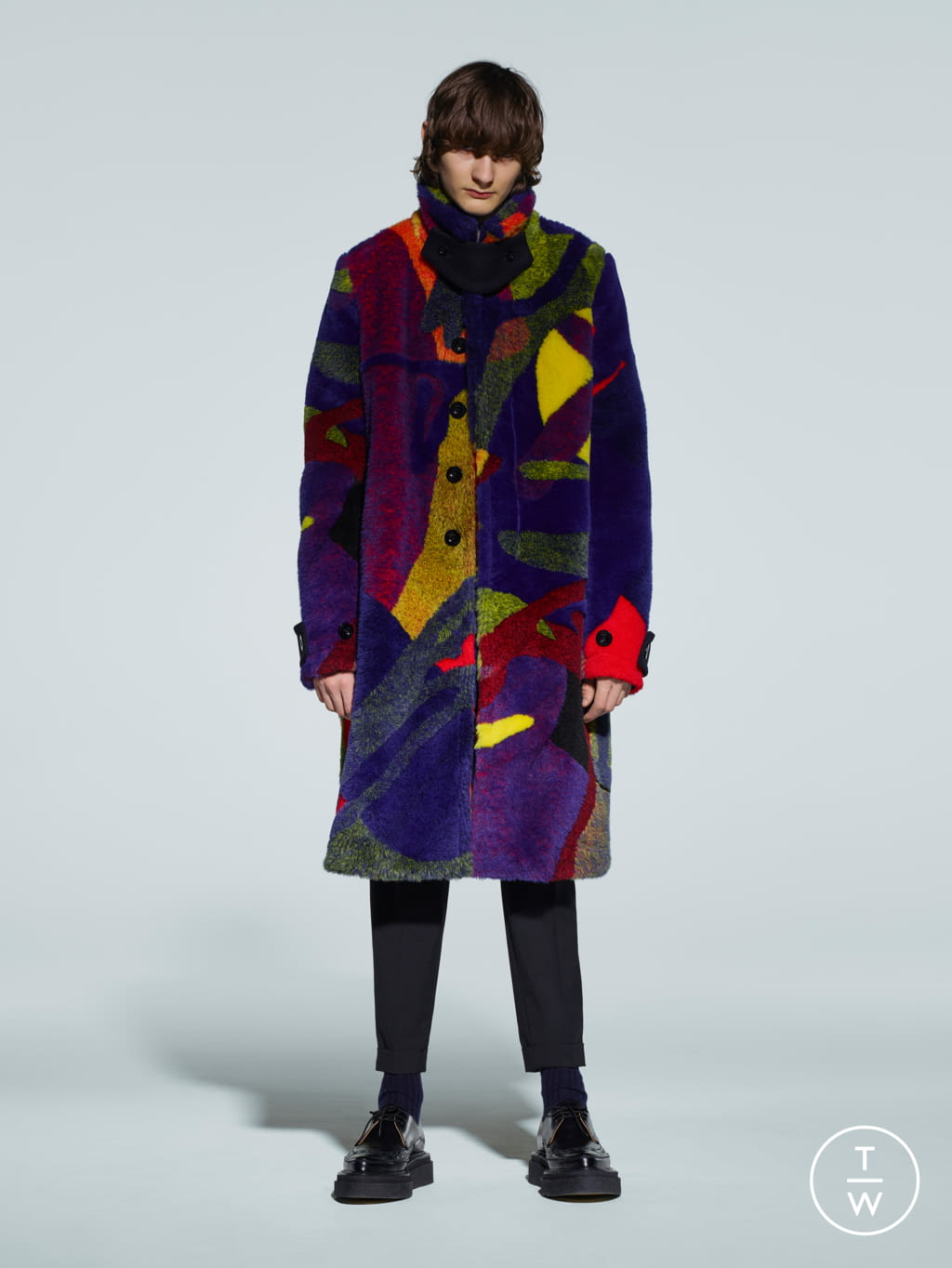 Fashion Week Paris Fall/Winter 2021 look 33 from the Sacai collection menswear