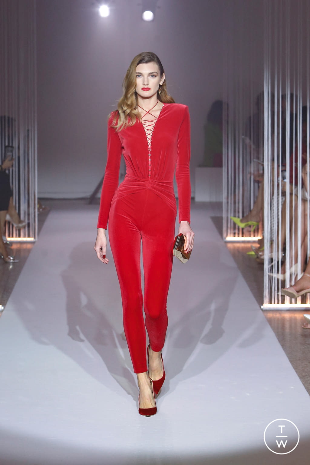 Fashion Week Milan Fall/Winter 2022 look 33 from the Elisabetta Franchi collection womenswear