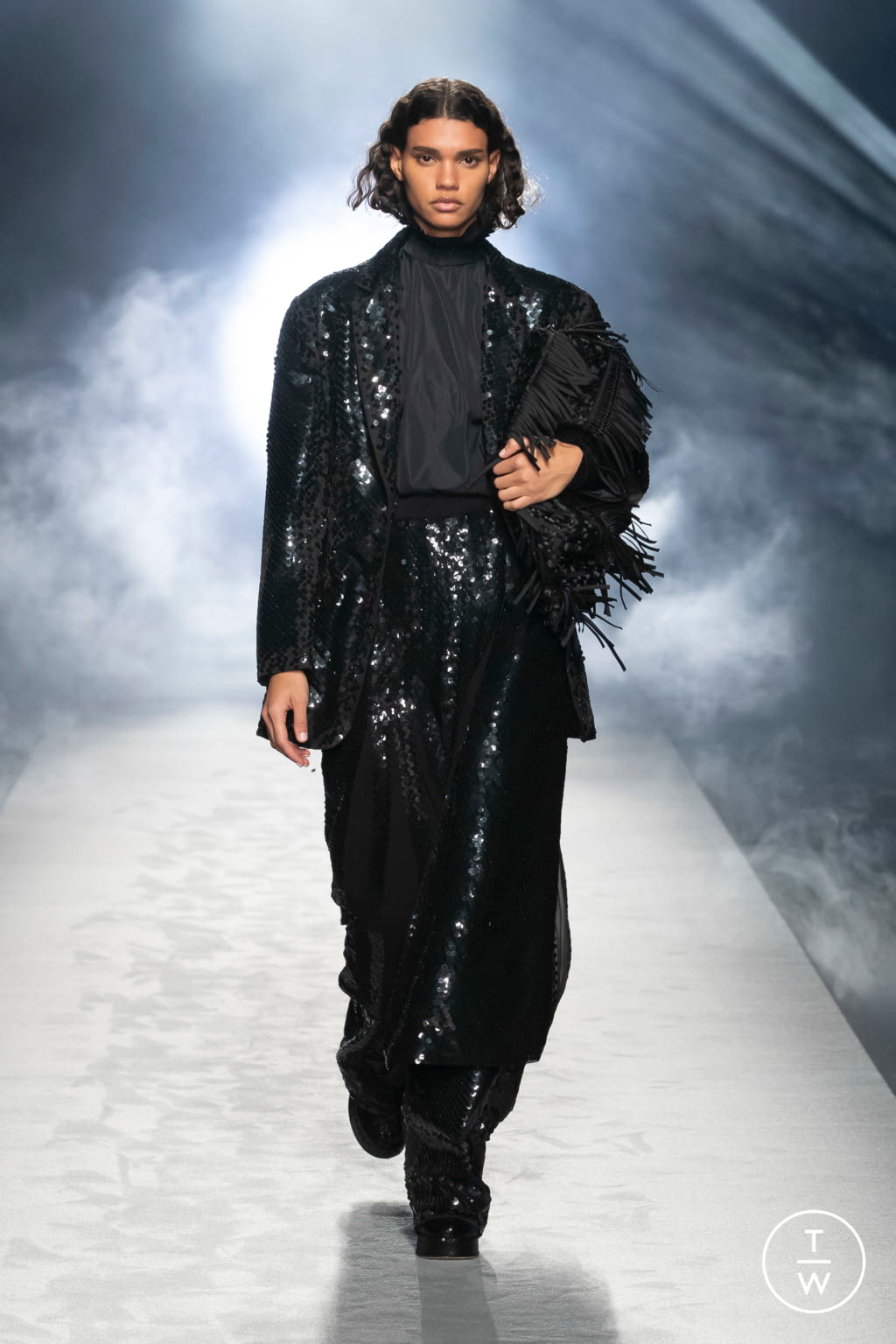 Fashion Week Milan Fall/Winter 2021 look 33 de la collection Alberta Ferretti womenswear