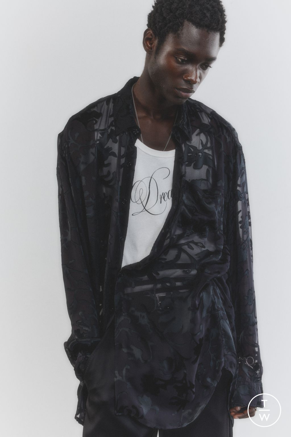 Fashion Week Paris Resort 2026 look 33 from the Ann Demeulemeester collection womenswear