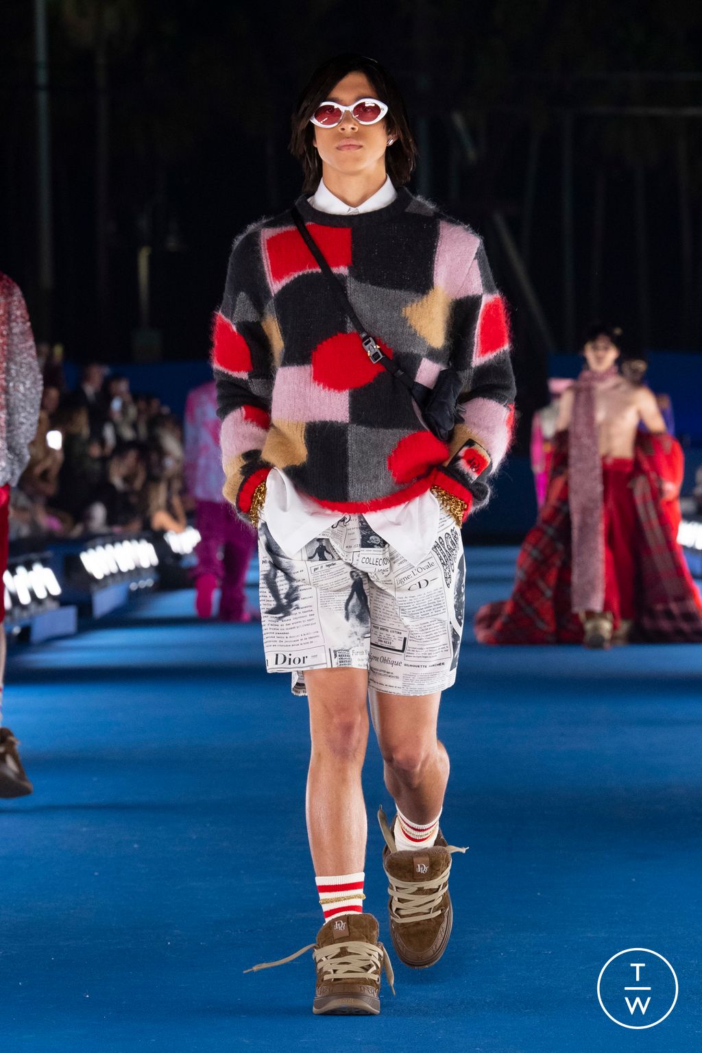 Fashion Week Paris Resort 2023 look 33 from the Dior Men collection menswear