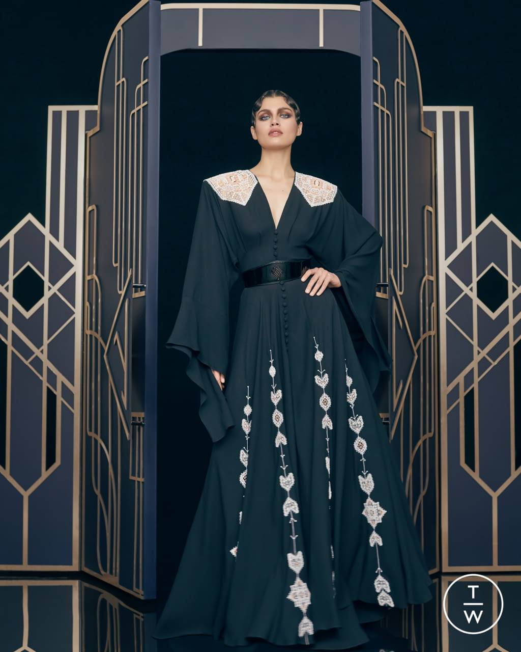 Fashion Week Paris Spring/Summer 2021 look 33 de la collection Ulyana Sergeenko couture