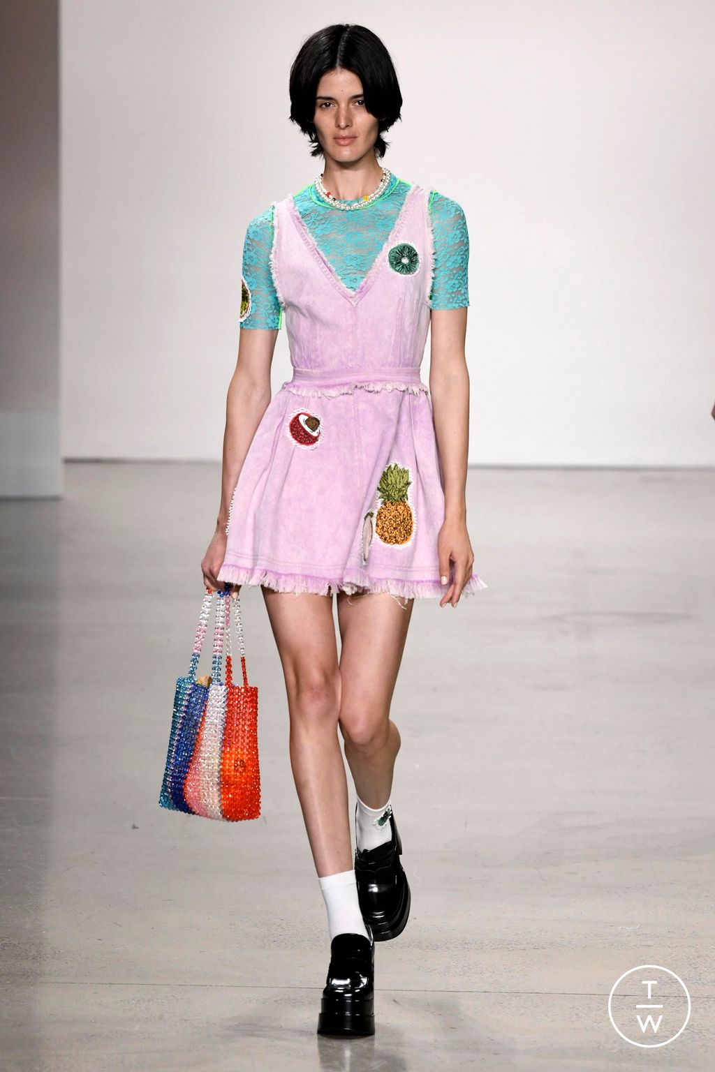 Fashion Week New York Spring/Summer 2023 look 24 from the Vivienne Tam collection womenswear