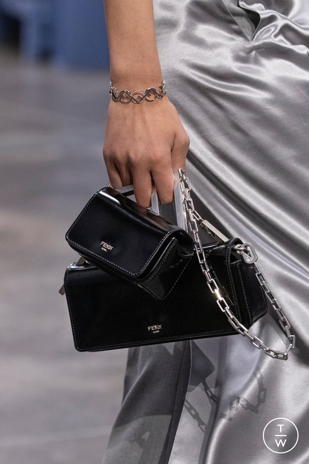 Fashion Week Milan Spring/Summer 2023 look 30 from the Fendi collection womenswear accessories