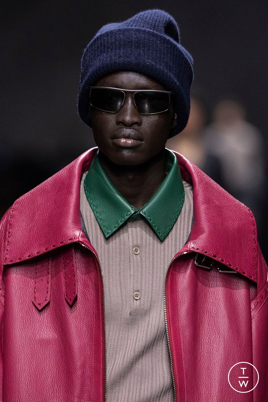 Fashion Week Paris Fall/Winter 2024 look 23 from the Fendi collection menswear accessories