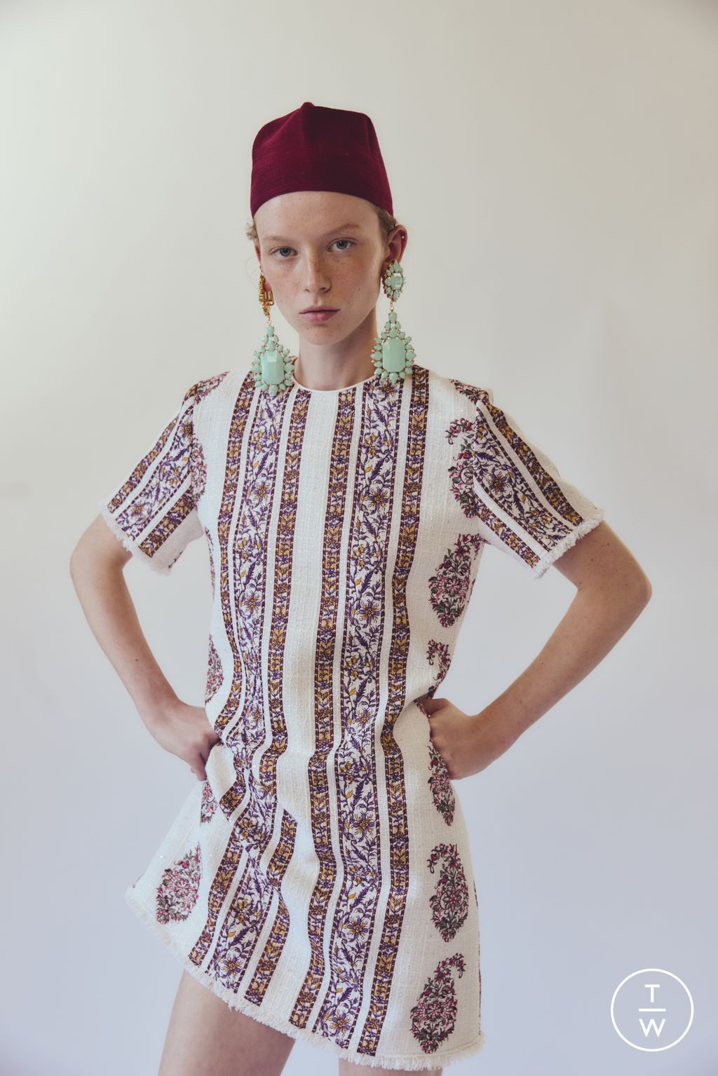 Fashion Week Paris Resort 2026 look 33 de la collection Giambattista Valli womenswear