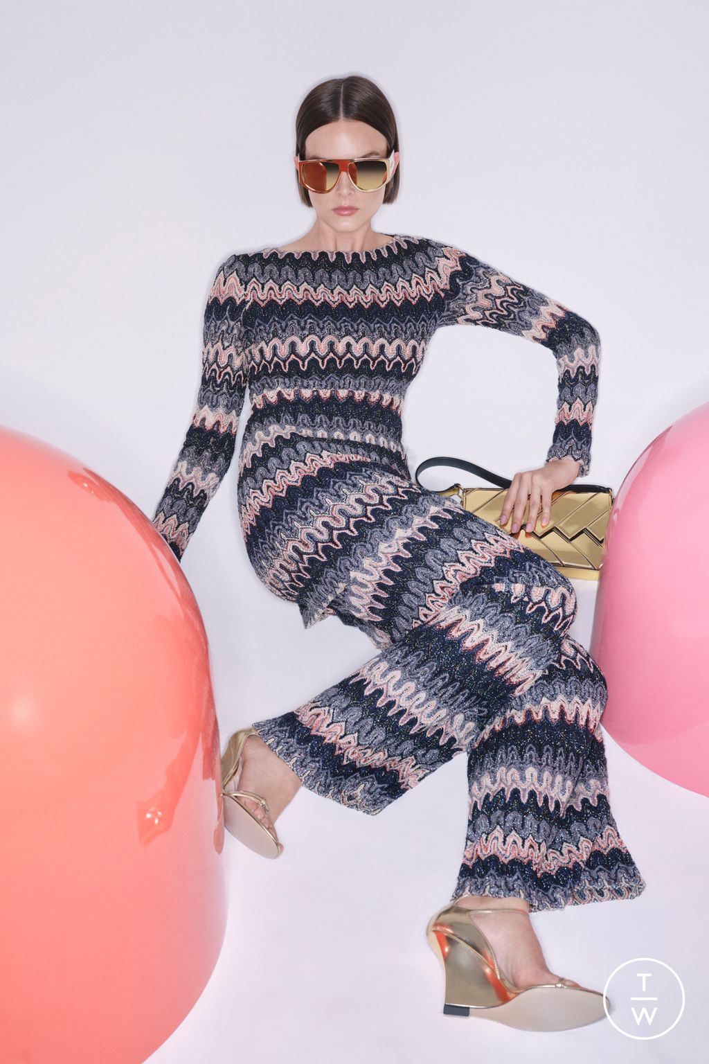 Fashion Week Milan Resort 2024 look 34 from the Missoni collection womenswear