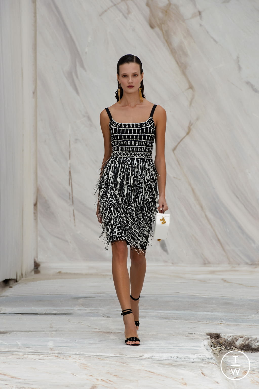 Fashion Week Milan Spring/Summer 2022 look 34 from the Elisabetta Franchi collection womenswear