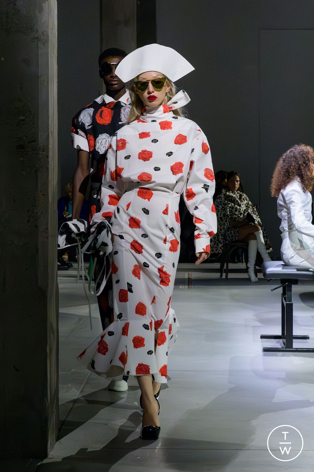 Fashion Week Milan Spring-Summer 2025 look 34 from the Marni collection womenswear