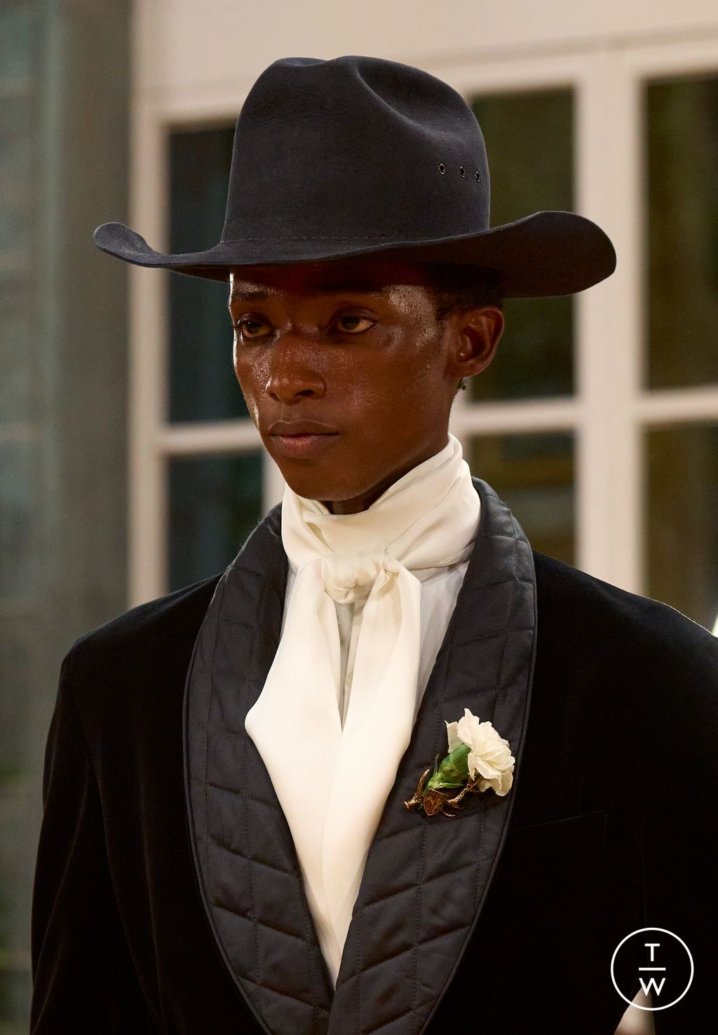 Fashion Week Milan Fall/Winter 2026 look 35 from the Polo Ralph Lauren collection menswear accessories