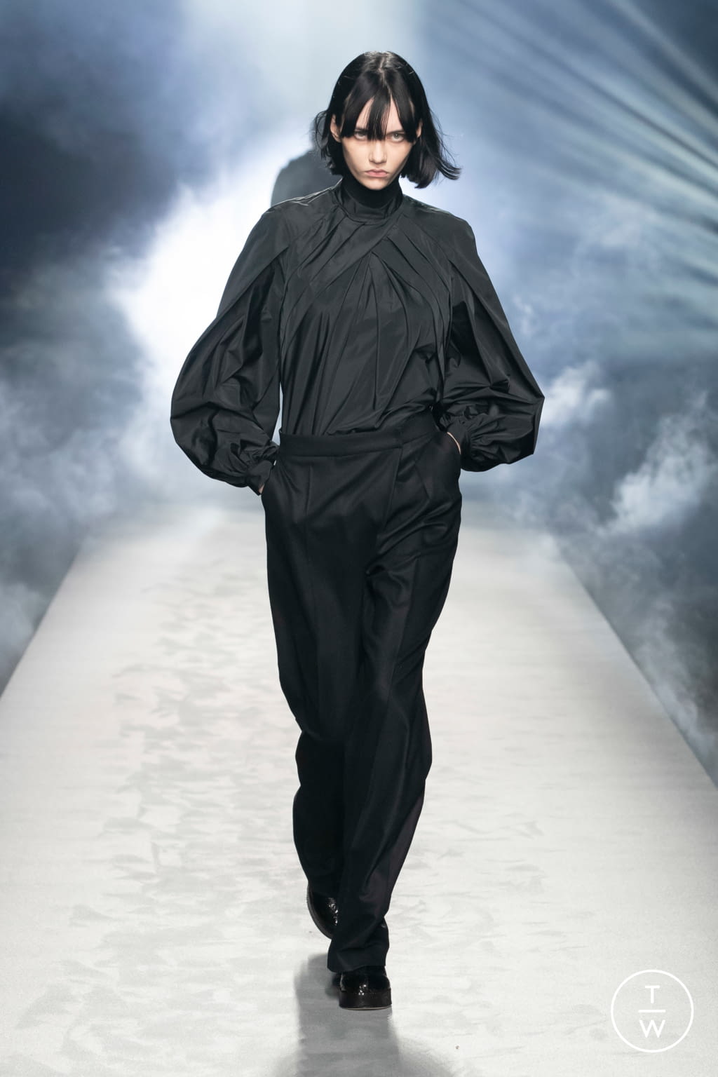 Fashion Week Milan Fall/Winter 2021 look 34 from the Alberta Ferretti collection womenswear