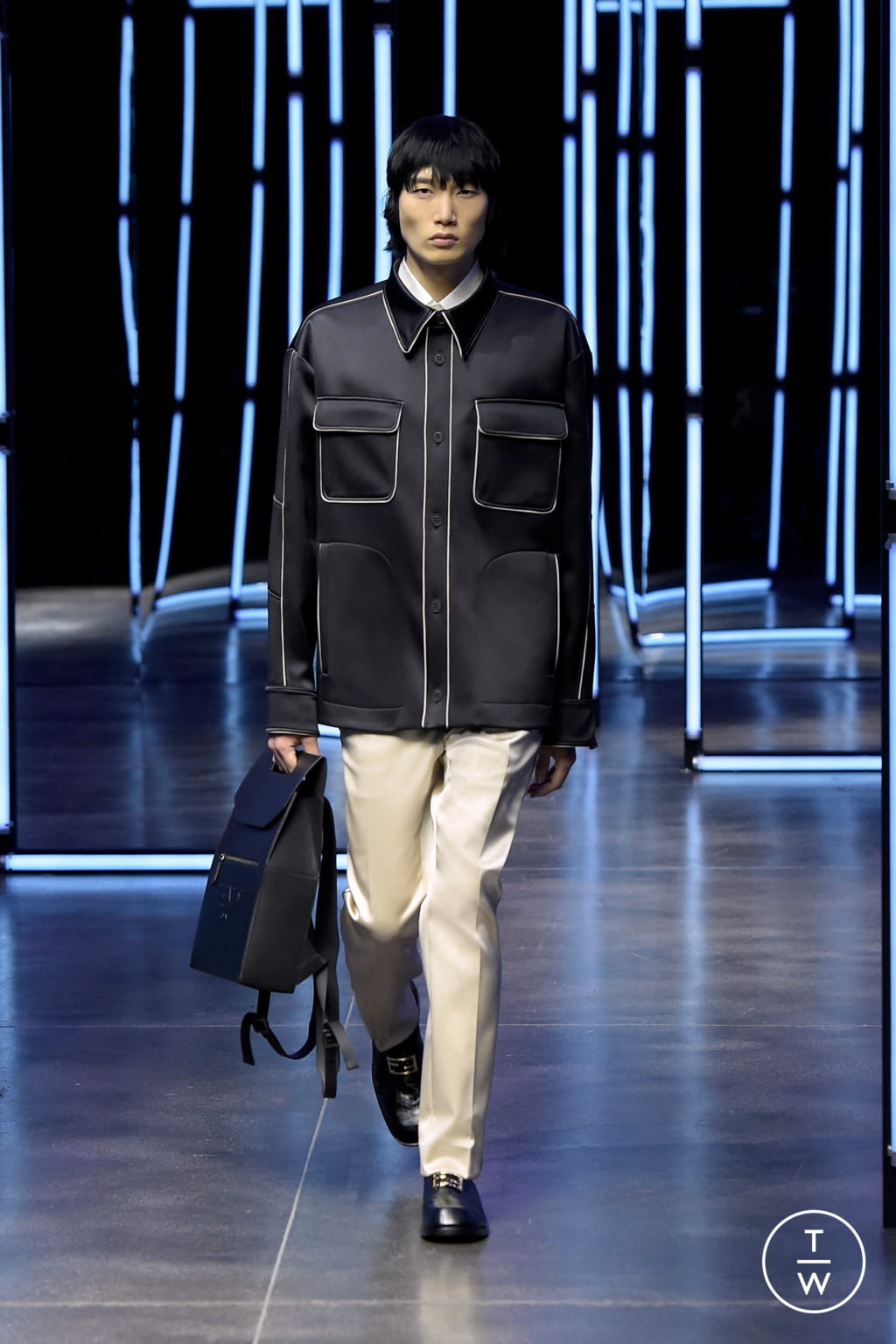 Fashion Week Milan Fall/Winter 2021 look 34 de la collection Fendi menswear