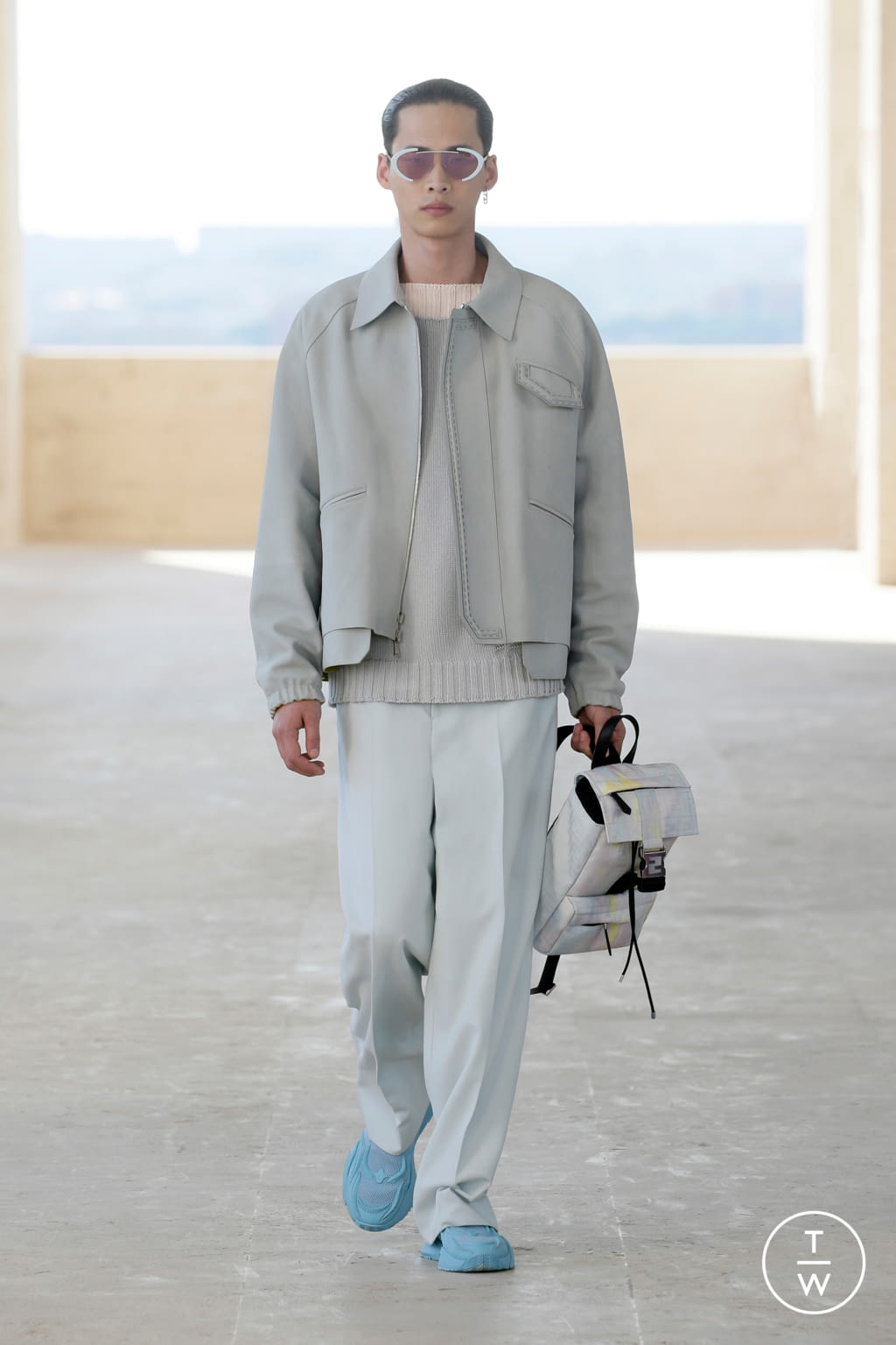 Fashion Week Milan Spring/Summer 2022 look 34 from the Fendi collection menswear