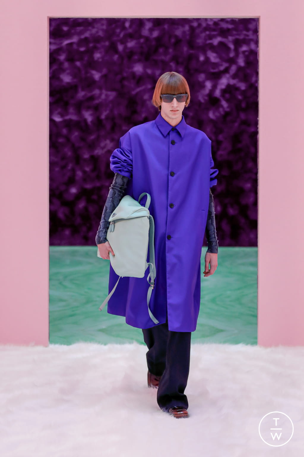 Fashion Week Milan Fall/Winter 2021 look 34 from the Prada collection menswear