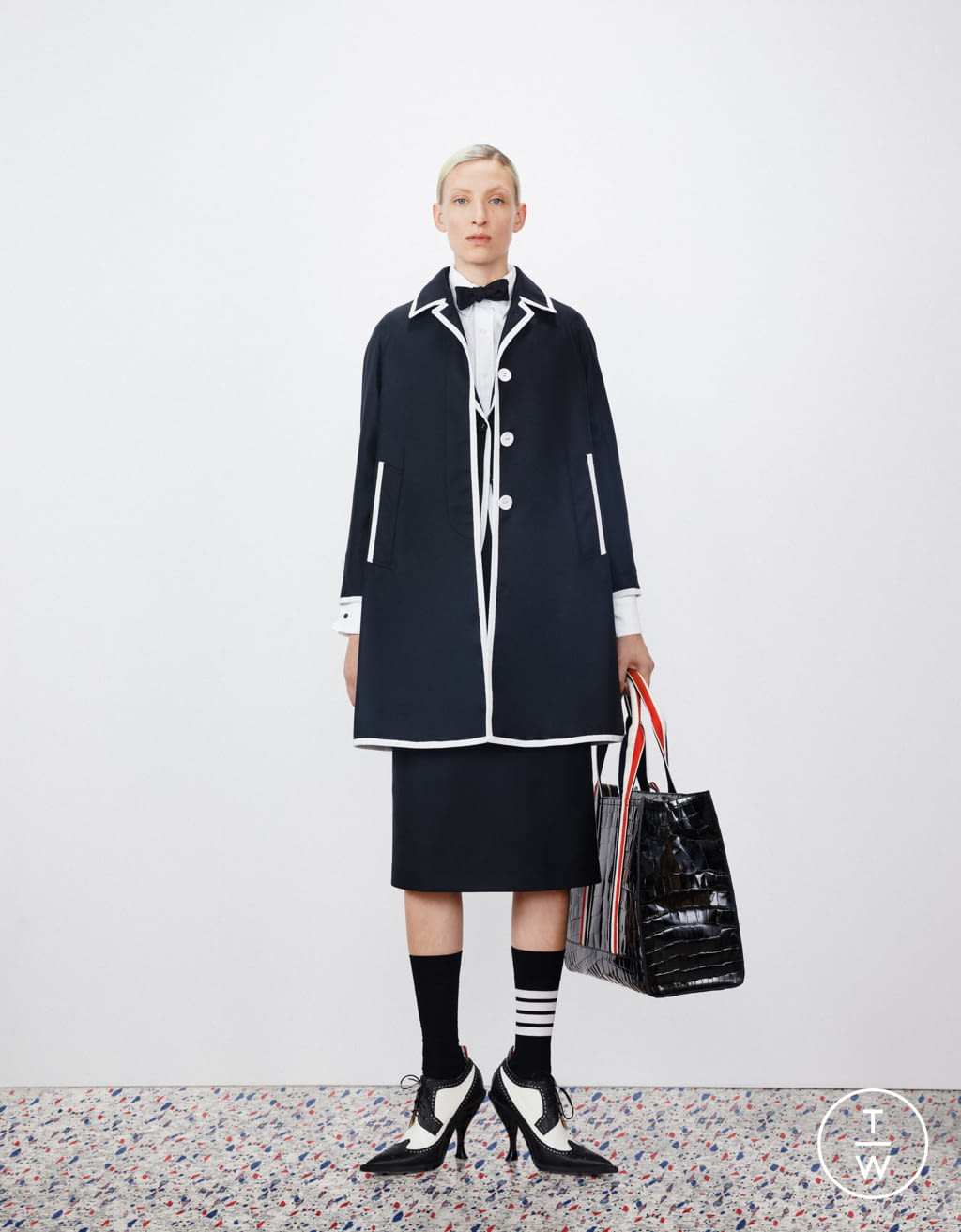 Fashion Week Paris Resort 2020 look 34 from the Thom Browne collection womenswear