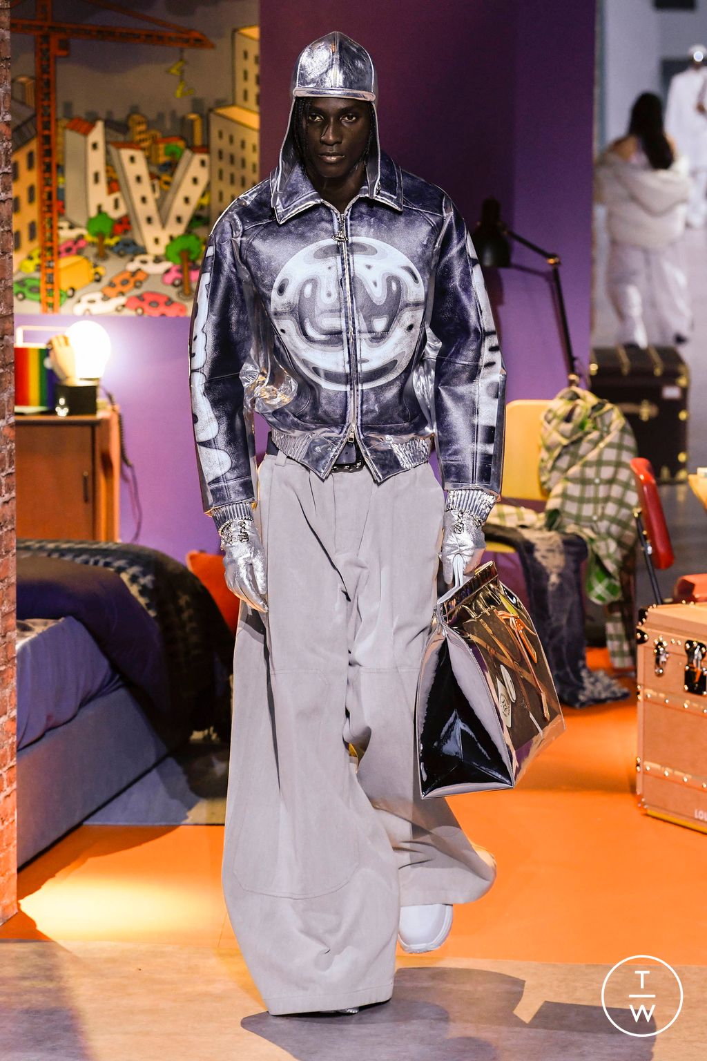 Fashion Week Paris Fall/Winter 2023 look 33 de la collection Louis Vuitton menswear