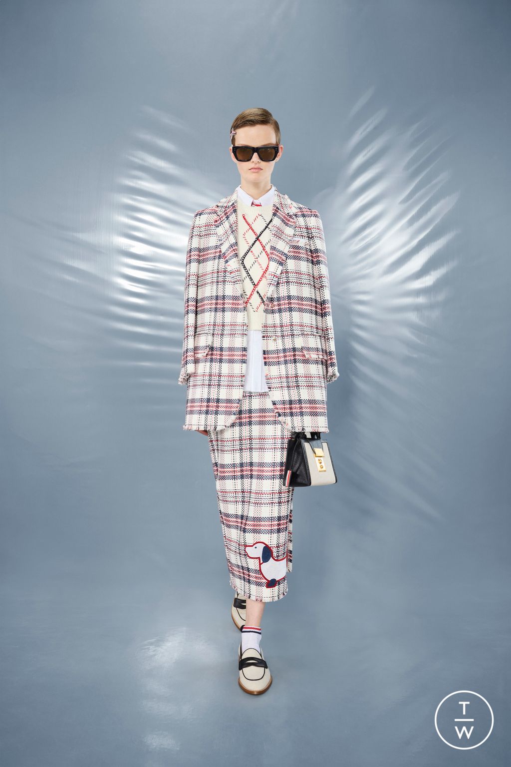 Fashion Week New York Resort 2025 look 35 de la collection Thom Browne womenswear