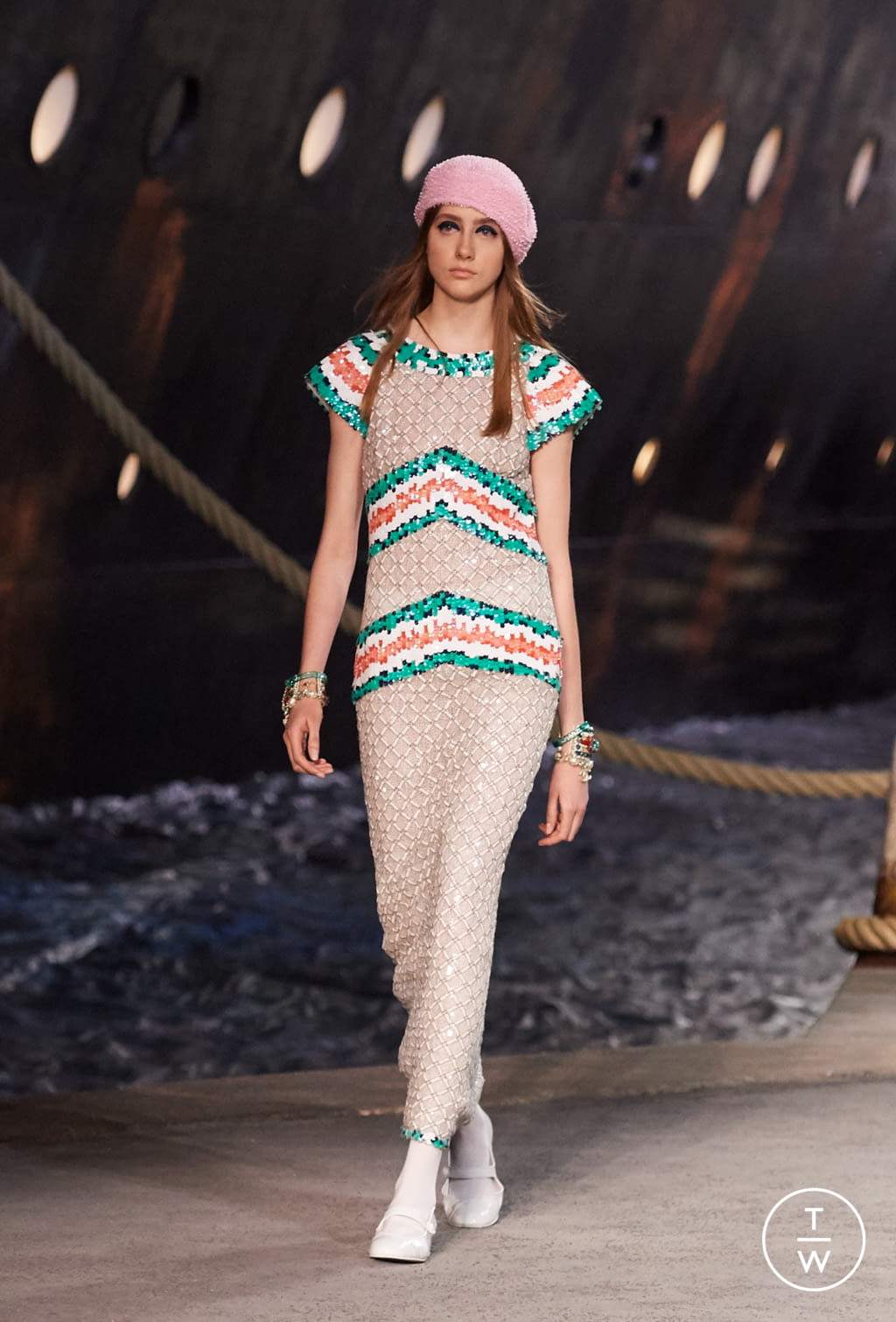 Fashion Week Paris Resort 2019 look 35 from the Chanel collection 女装