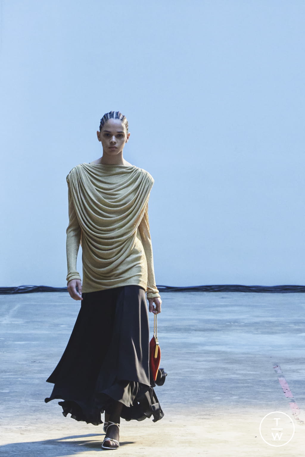Fashion Week New York Fall/Winter 2022 look 35 de la collection Khaite womenswear