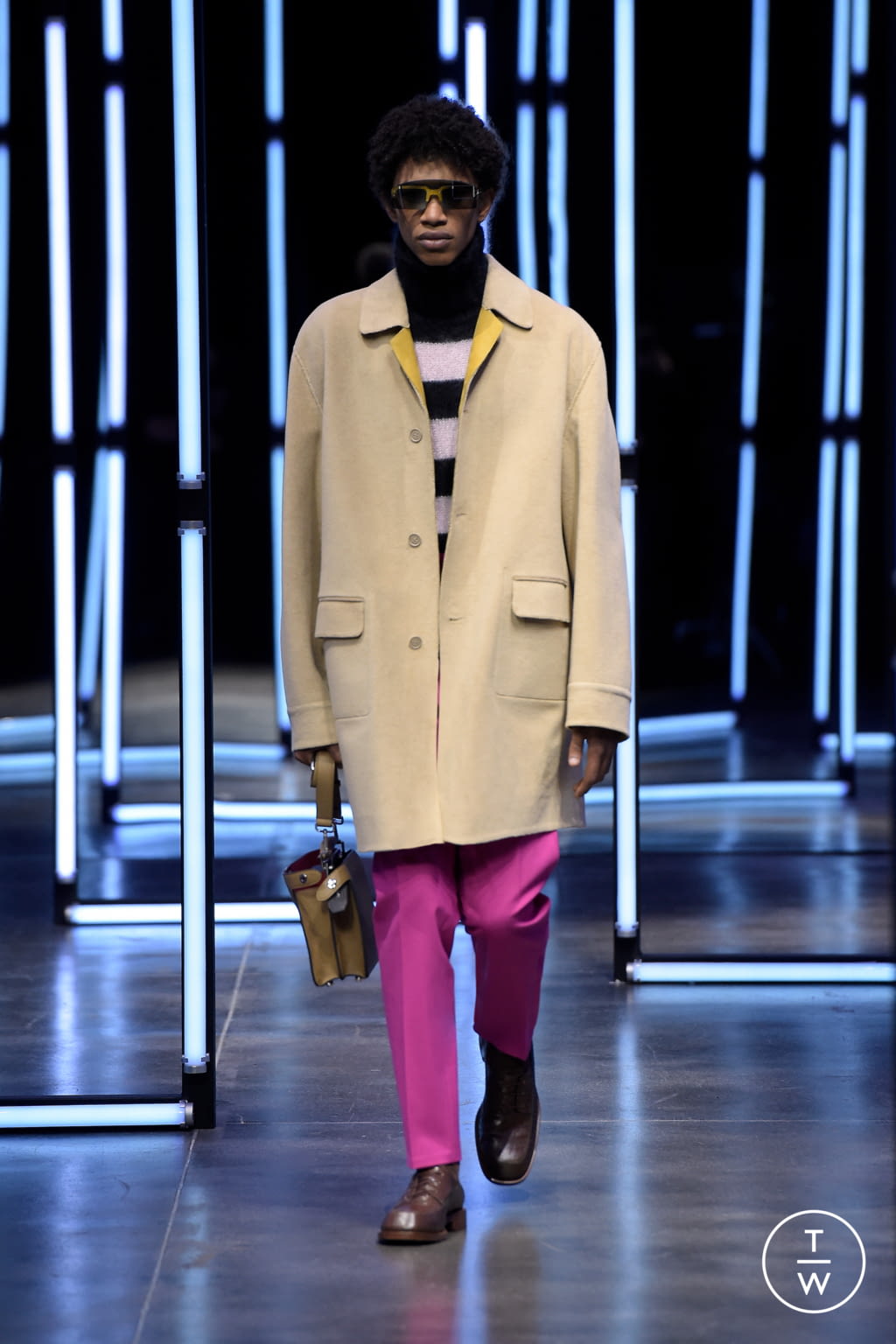 Fashion Week Milan Fall/Winter 2021 look 35 de la collection Fendi menswear