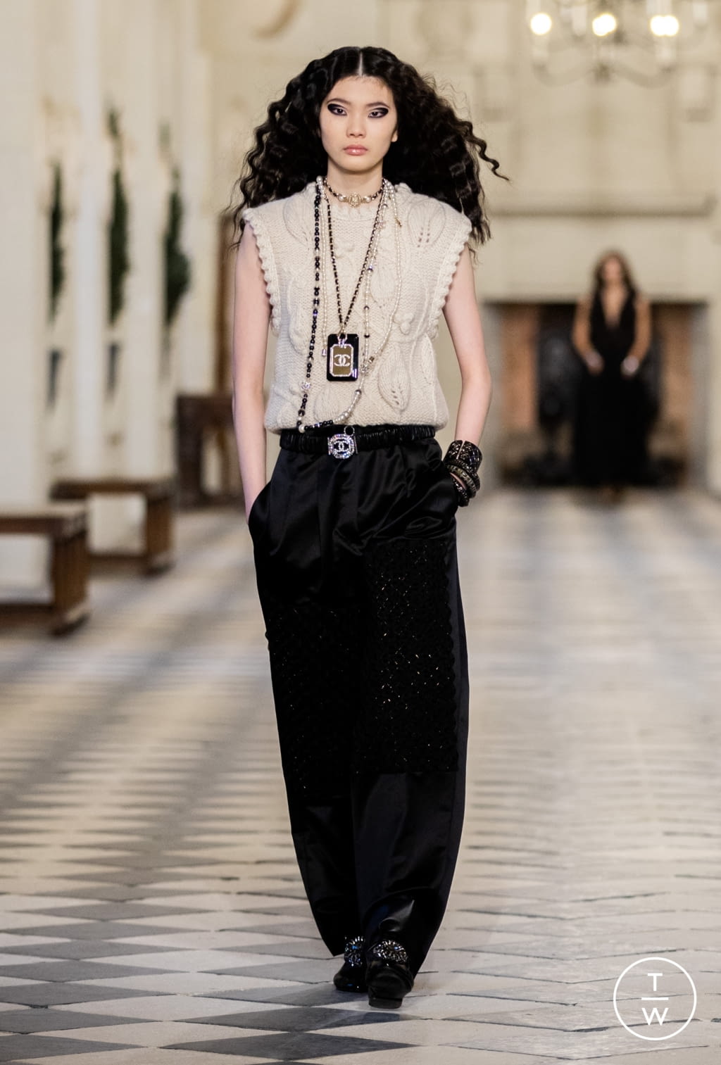Fashion Week Paris Pre-Fall 2021 look 35 de la collection Chanel womenswear