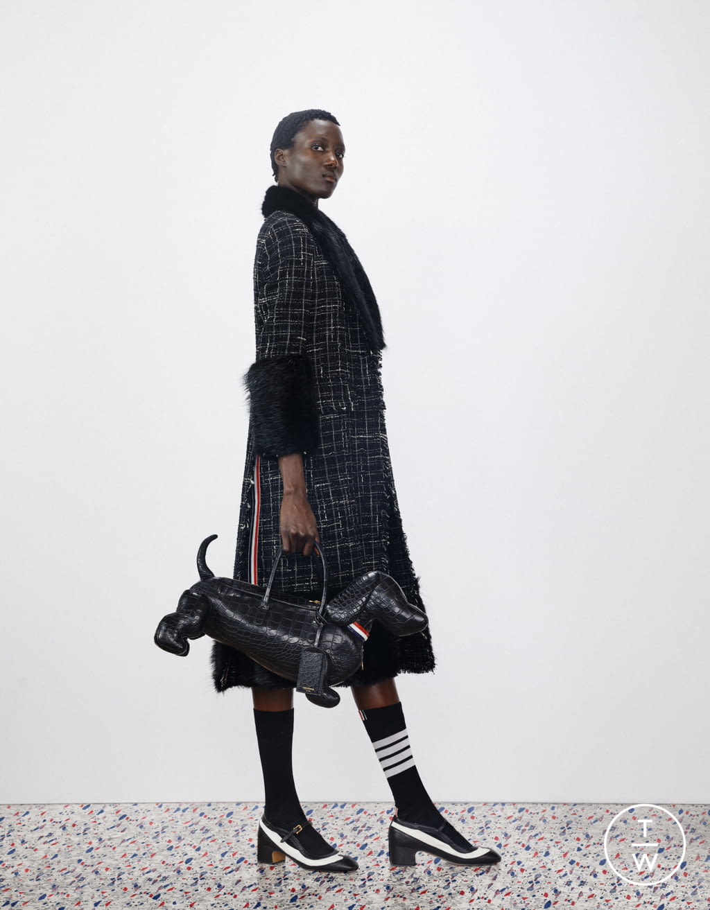 Fashion Week Paris Resort 2020 look 35 from the Thom Browne collection 女装