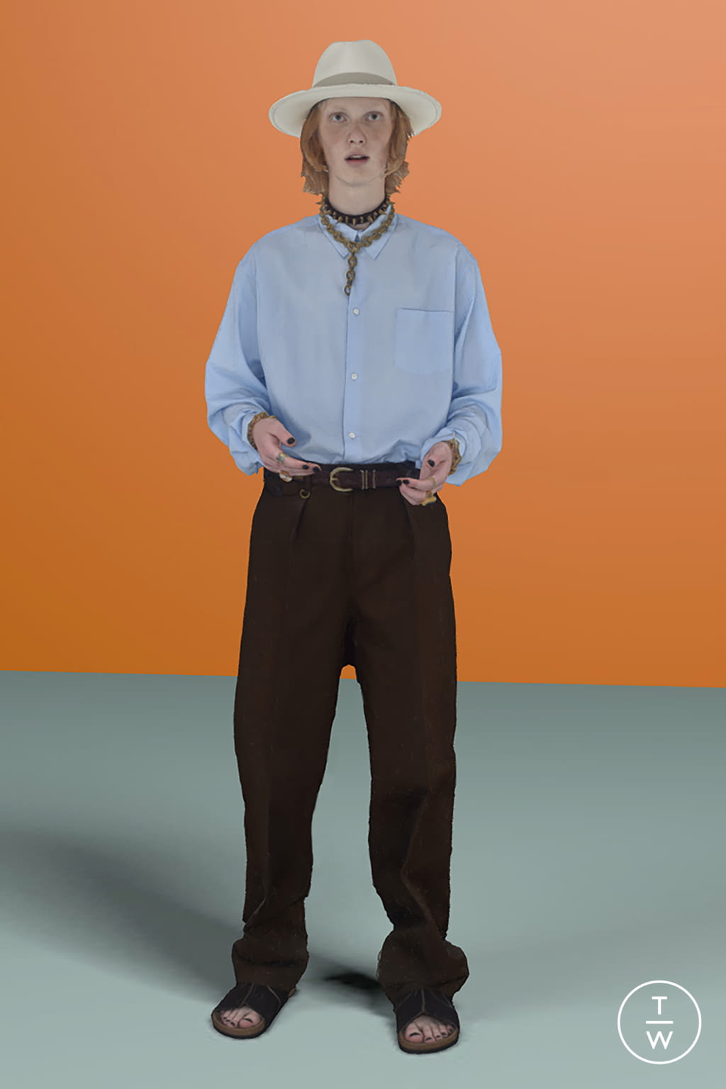 Fashion Week Paris Spring/Summer 2021 look 35 from the Undercover collection menswear