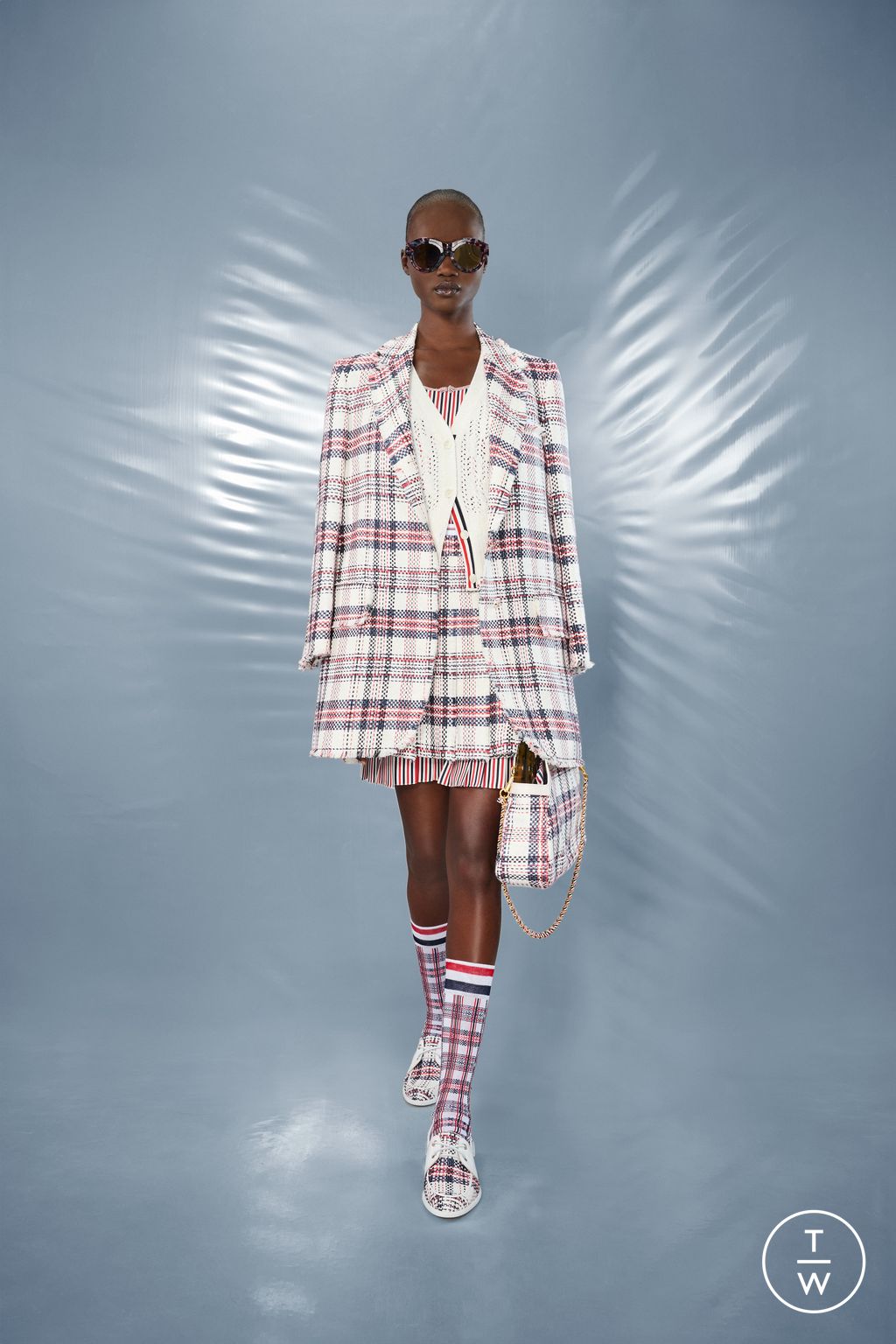 Fashion Week New York Resort 2025 look 36 from the Thom Browne collection womenswear