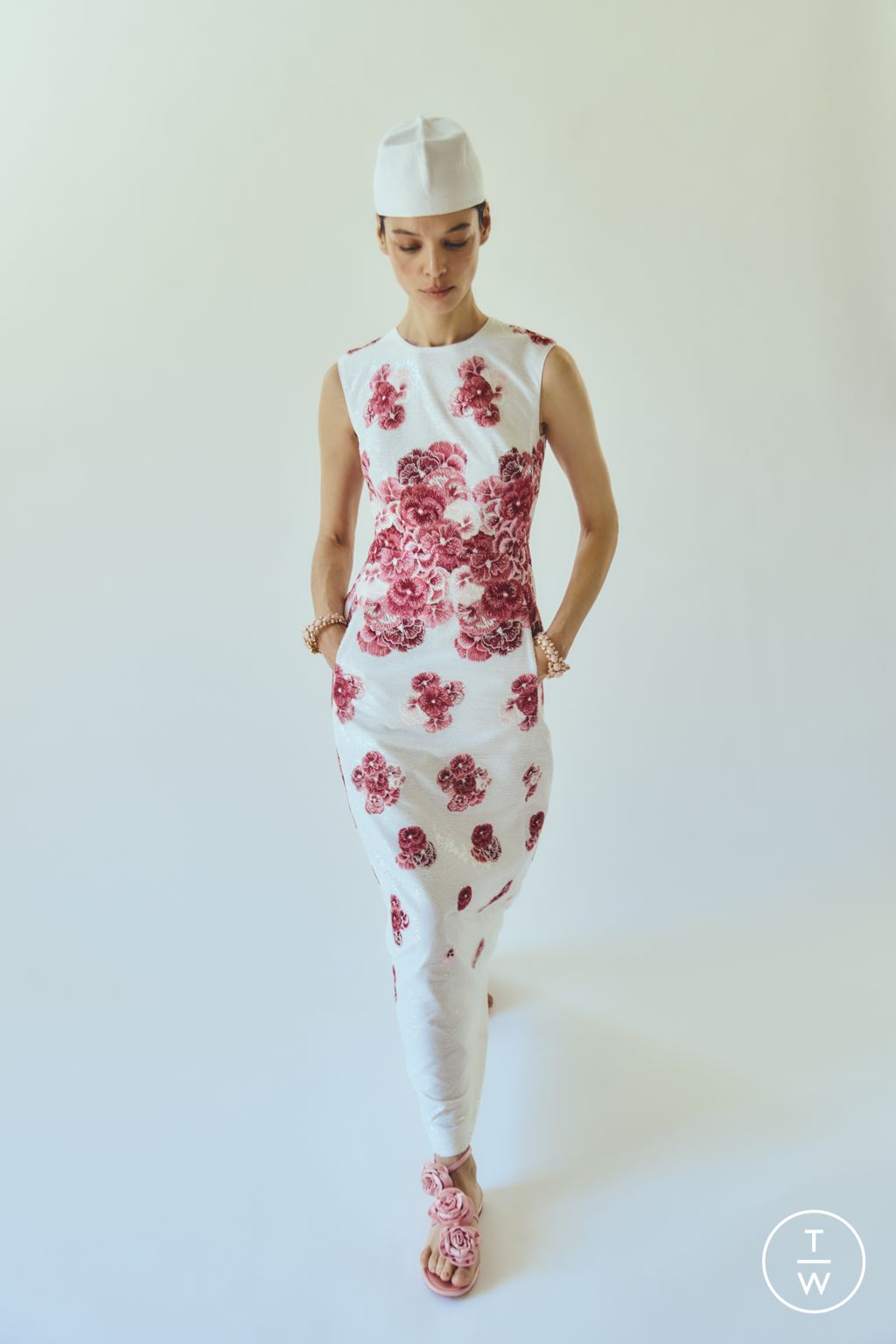 Fashion Week Paris Resort 2026 look 35 from the Giambattista Valli collection womenswear